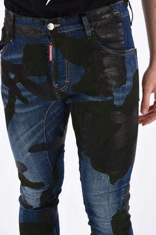 16cm camouflage TIDY BIKER skinny fit jeans