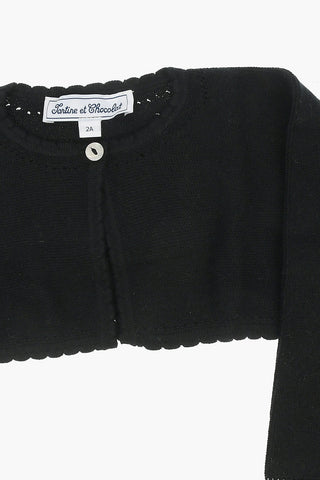 Crew-Neck Cardigan