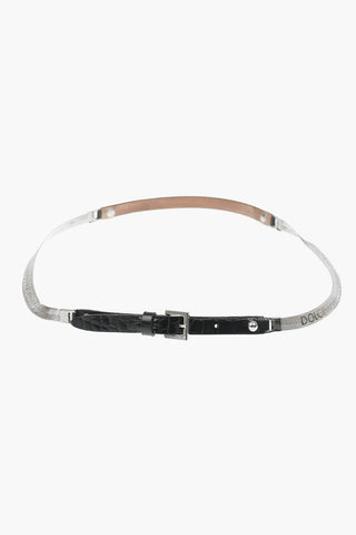 Leather and Metal Belt