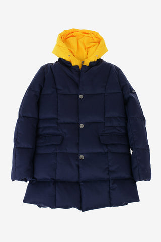 zipped puffer jacket