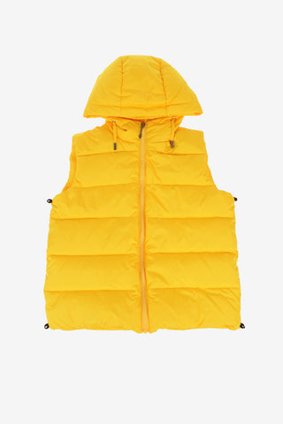 zipped puffer jacket