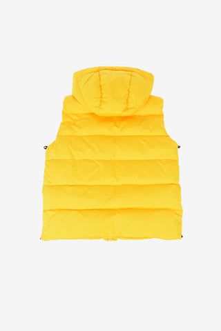 zipped puffer jacket