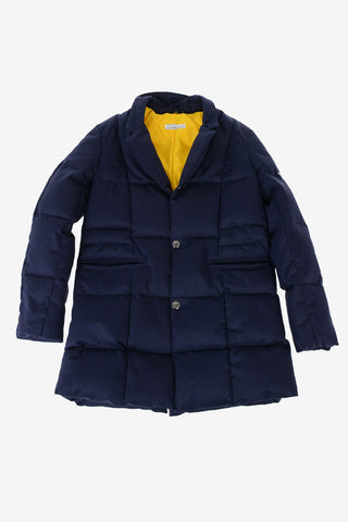 zipped puffer jacket