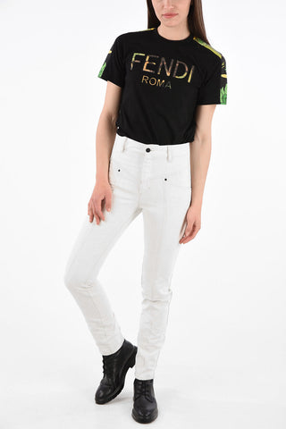 high-rise LORRICK slim fit jeans