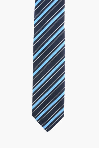 EZ TAILORING Silk Striped Tie