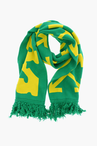 Fringed ARROW CROSS Scarf