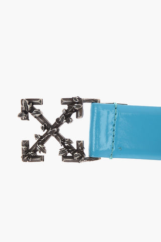 Cintura MIRROR ARROW in Pelle 30mm