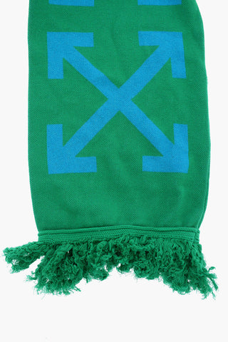Fringed ARROW CROSS Scarf