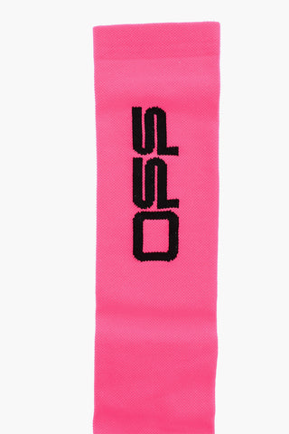 Embroidered Logo Long Socks
