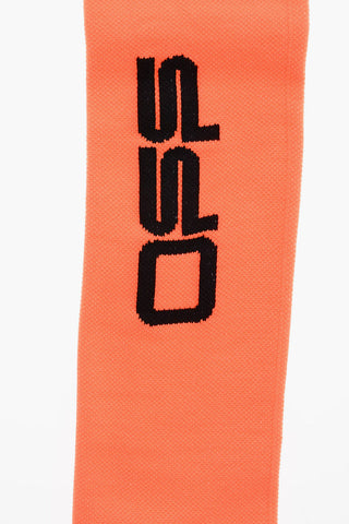 Embroidered Logo Long Socks