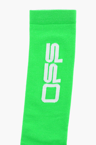 Embroidered Logo Long Socks