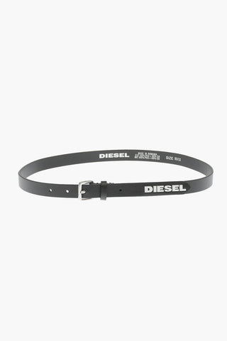 20mm Faux Leather B-LOWGO Slim Belt