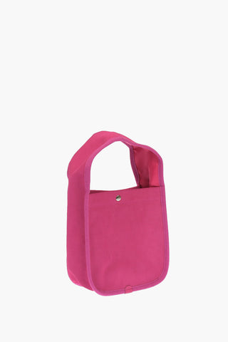 Suede Leather MINI TOP HANDLE HOBO Bag