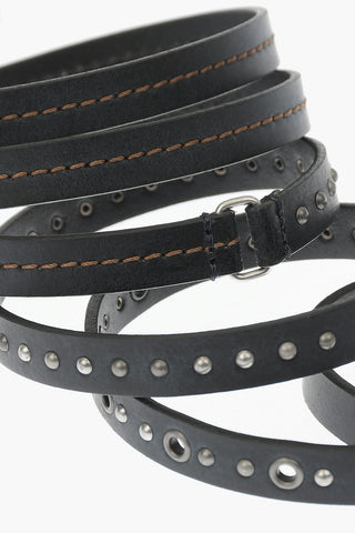 10mm Leather B-DOUST Slim Belt