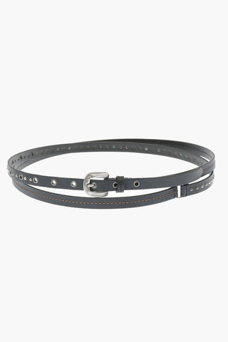 10mm Leather B-DOUST Slim Belt