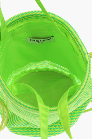 CIRCULAR MESH Bucket Bag