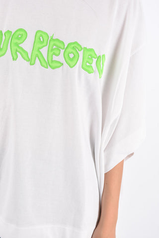 oversized t-shirt with embroidered logo