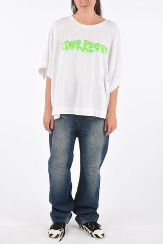 oversized t-shirt with embroidered logo