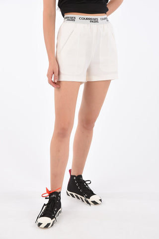 Virgin Wool Drawstring Shorts