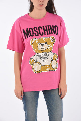 COUTURE! oversized T-shirt with embroidered logo