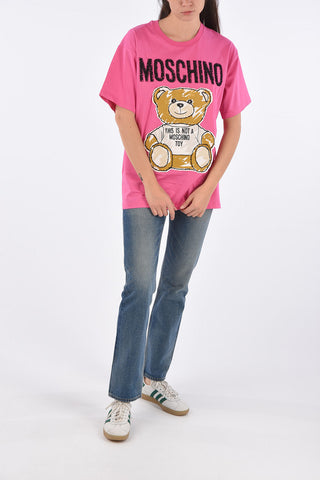 COUTURE! oversized T-shirt with embroidered logo