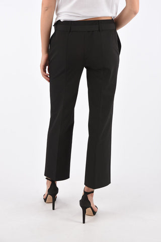 bootcut pants with Belt