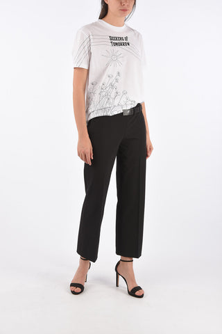bootcut pants with Belt