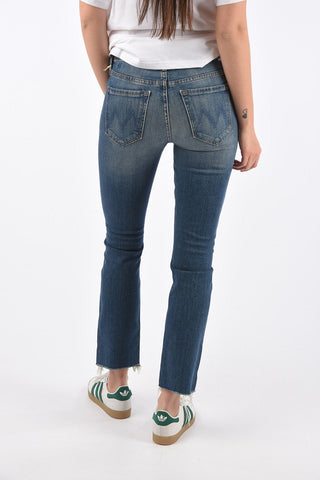 frayed bootcut jeans
