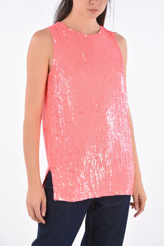 sequined YOLENE top