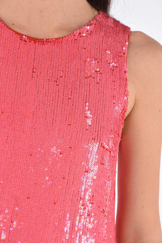 sequined YOLENE top