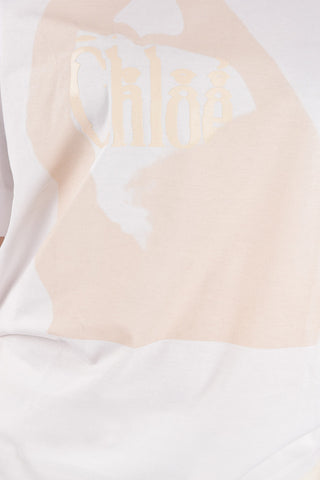 T-Shirt Girocollo MERCERISED in Cotone con Stampa