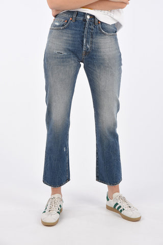 Mid-rise waist FAREXX cropped jeans