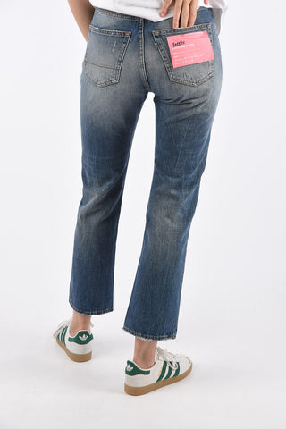 Mid-rise waist FAREXX cropped jeans