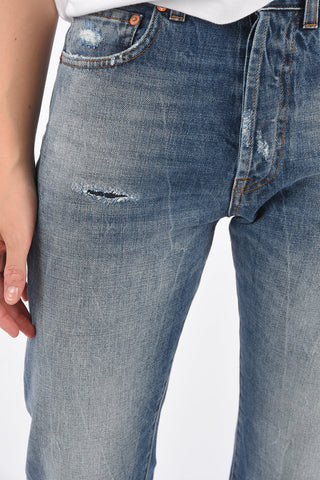 Mid-rise waist FAREXX cropped jeans