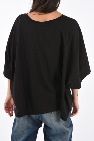 oversized t-shirt with embroidered logo