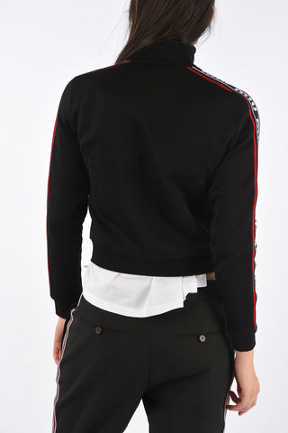 Side Logo Sweatshirt with Zip Closure