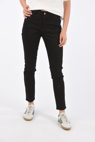 Mid-rise waist straight fit jeans