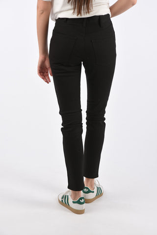 Mid-rise waist straight fit jeans