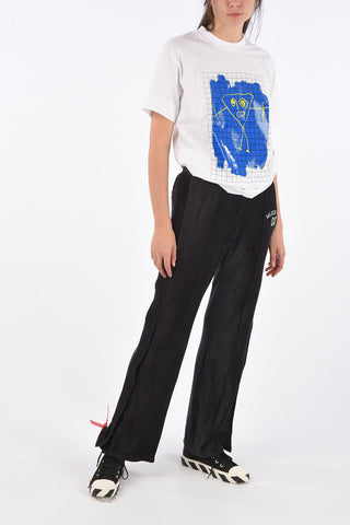 Drawstring velvet pants