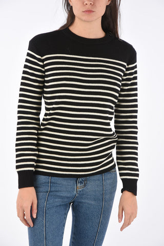 Awning Striped Crew-Neck Sweater