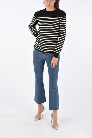 Awning Striped Crew-Neck Sweater