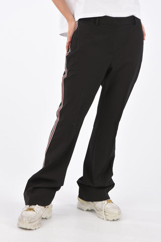 Mid-Waist Piping Pants