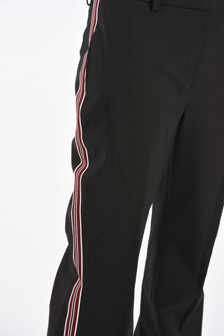 Mid-Waist Piping Pants