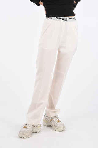 pantalone jogger con coulisse in vita