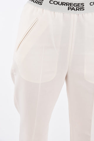 pantalone jogger con coulisse in vita