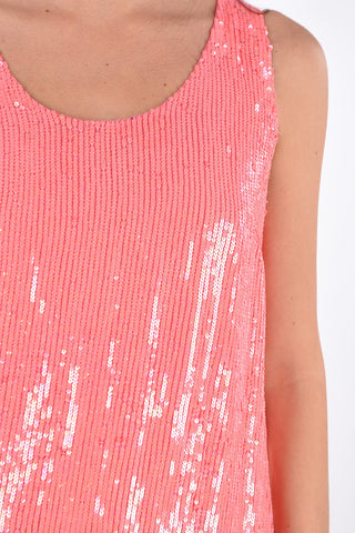 sequined YOLENE top