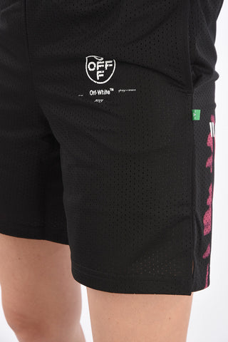 Shorts Mesh DIAG STENCIL con Elastico in Vita