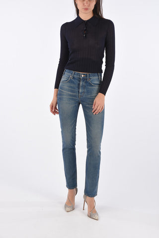 High-waisted Skinny Fit Dèlavè Denims