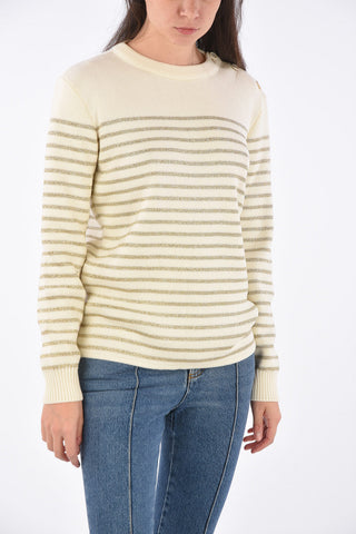 Awning Striped Crew-Neck Sweater