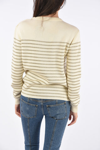 Awning Striped Crew-Neck Sweater